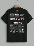 BLACK & WHITE T SHIRT