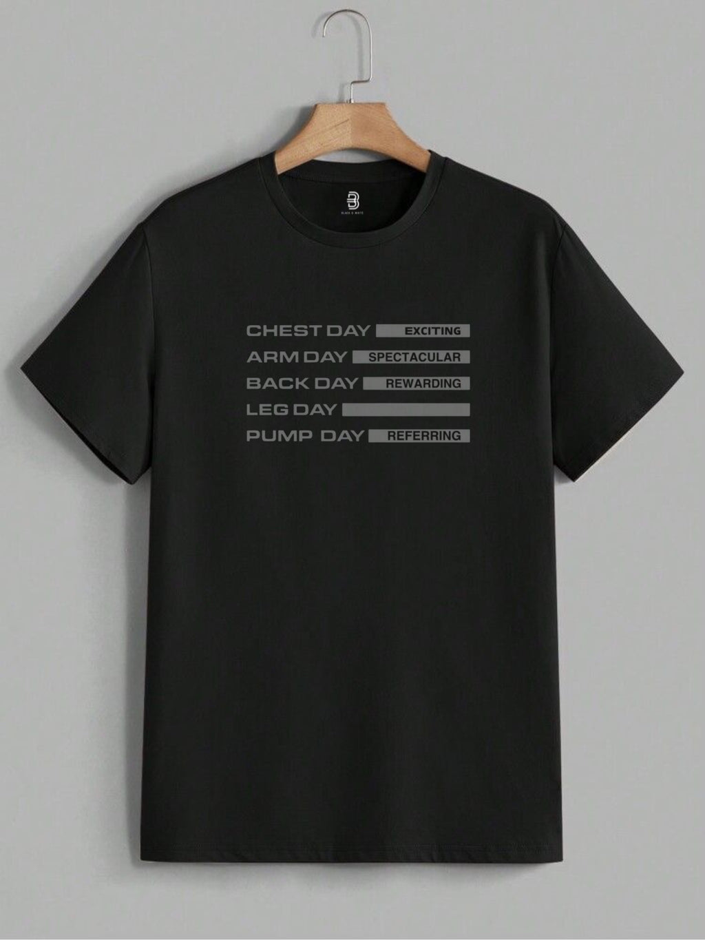 BLACK & WHITE T SHIRT