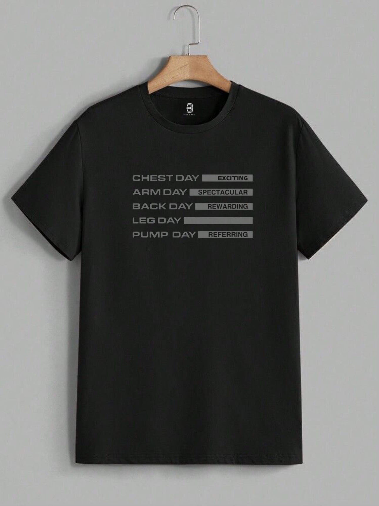BLACK & WHITE T SHIRT