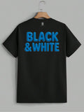 BLACK & WHITE T SHIRT